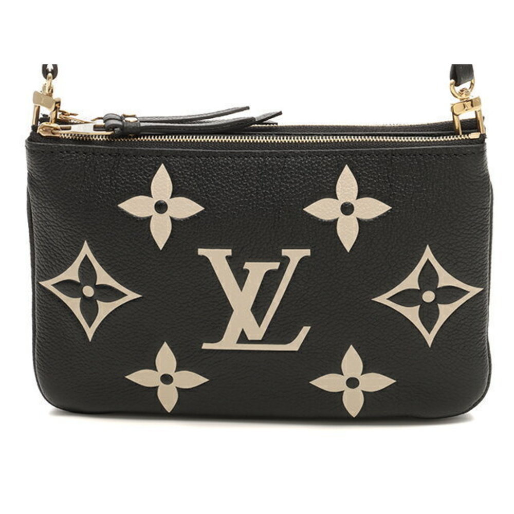Louis Vuitton Pochette Double Zip Bicolor Monogram Enplan Wallet